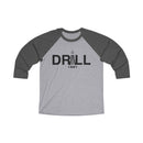 Vintage Drill 1881 Raglan Tee - Unisex Retro Baseball Shirt, Gift for Oilfield Workers, Western Style Top, Comfy Casual Wear