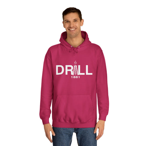 DRILL Premium Hoodie WhiteLogo