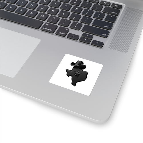 3D Texas - Square Stickers