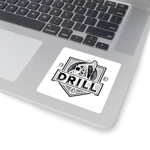 DRILL Shield - Square Stickers