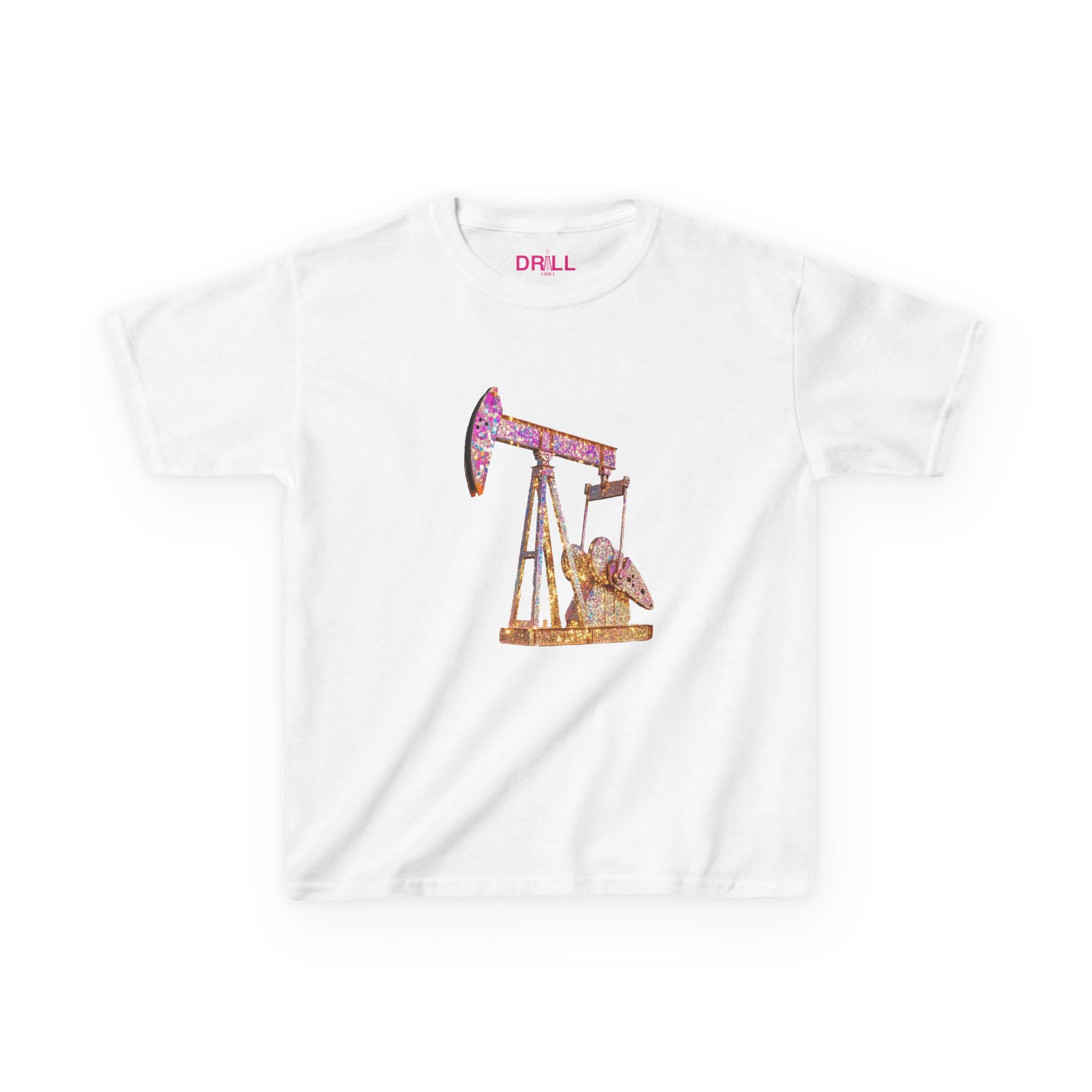 Glitter Pump Jack - Kids Heavy Cotton™ Tee