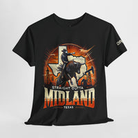 Straight Outta Midland 5 - Black - SS - Front