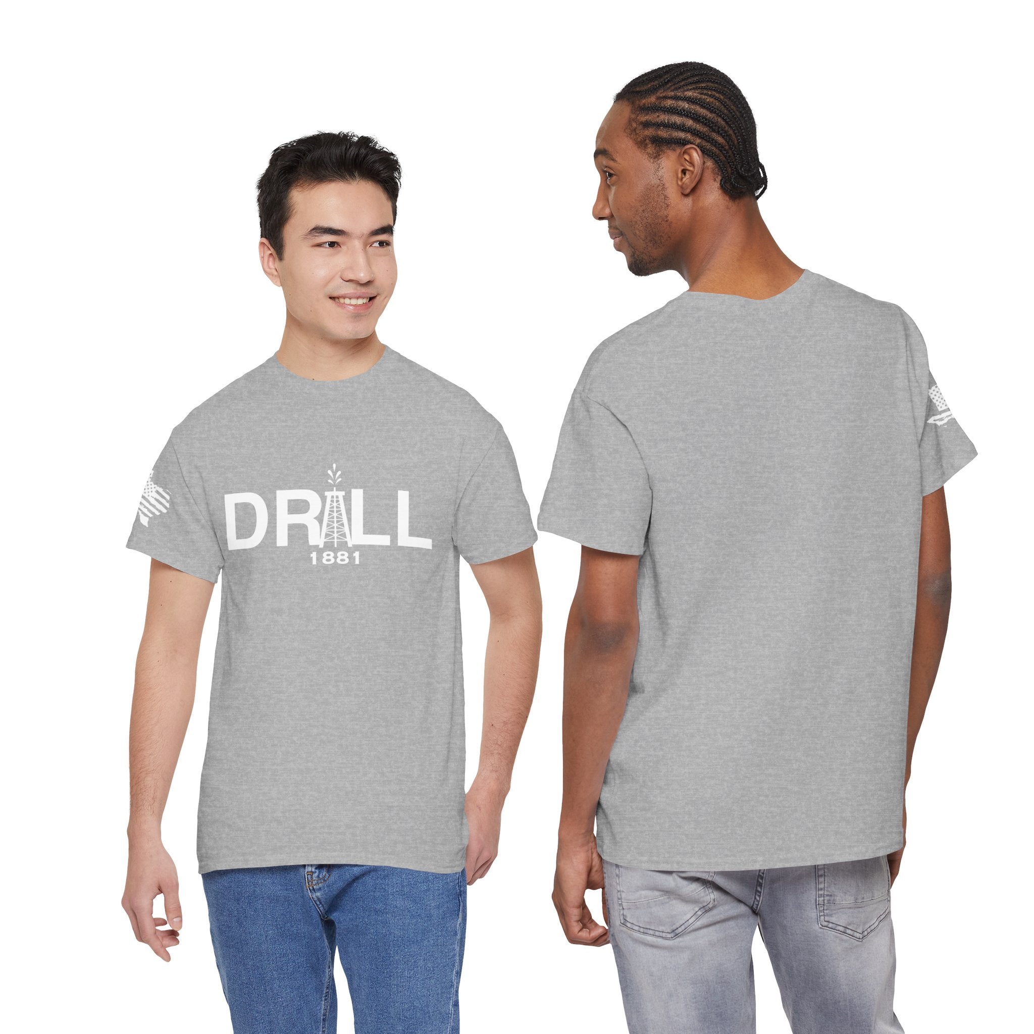 Drill Basic White Logo - SS - Front