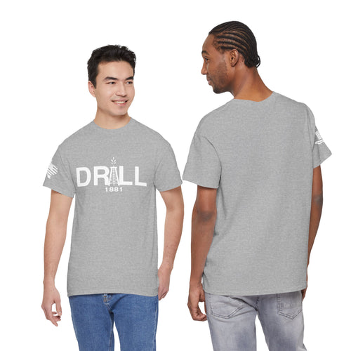 Drill Basic White Logo - SS - Front