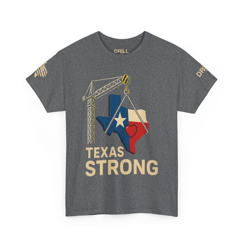 Texas Strong Heart - SS - Front - All Proceeds Donated to Help Flood Victims