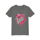 Texas Heart Youth Short Sleeve Tee - Fun & Stylish T-Shirt for Kids