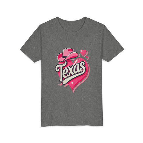 Texas Heart Youth Short Sleeve Tee - Fun & Stylish T-Shirt for Kids