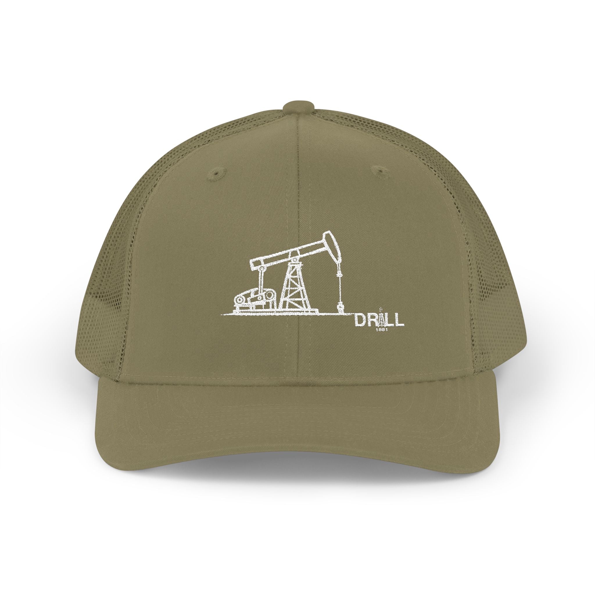 Pump Jack Sketch - Trucker Hat