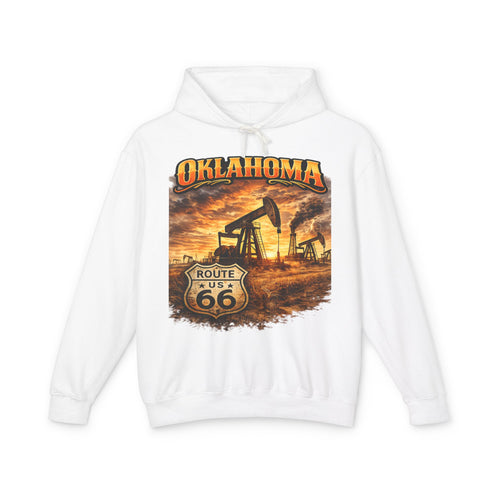 Oklahoma Route 66 - Soft Lightweight Hoodie
