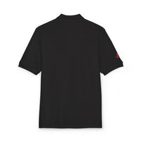 Embroidered Red Drill Logo — Executive Polo