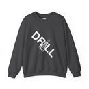 White Drill Logo Angled - Crewneck Sweatshirt