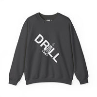 White Drill Logo Angled - Crewneck Sweatshirt