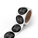 Old Glory Midland - Round Sticker Label Rolls