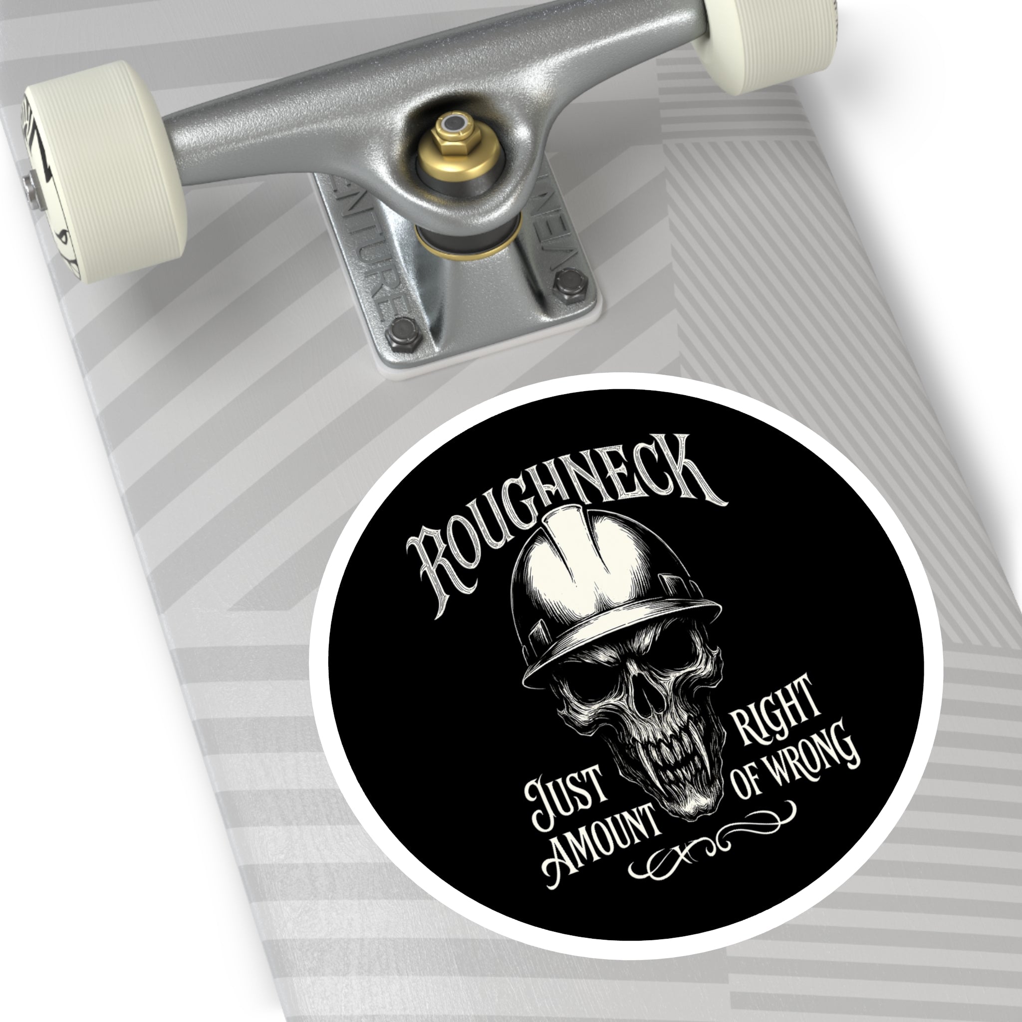 Roughneck — Oilfield Hard Hat or Truck Decal