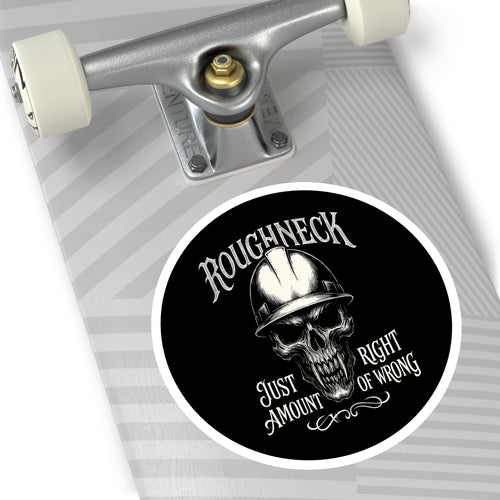 Roughneck — Oilfield Hard Hat or Truck Decal