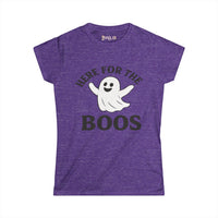 Here For The BOOS - Fall Ladies - SS - Front