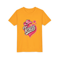 Texas Heart Youth Short Sleeve Tee - Fun & Stylish T-Shirt for Kids
