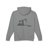 Pump Jack Sketch - Soft Lightweight Hoodie