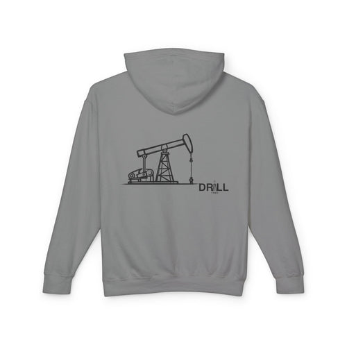 Pump Jack Sketch - Soft Lightweight Hoodie