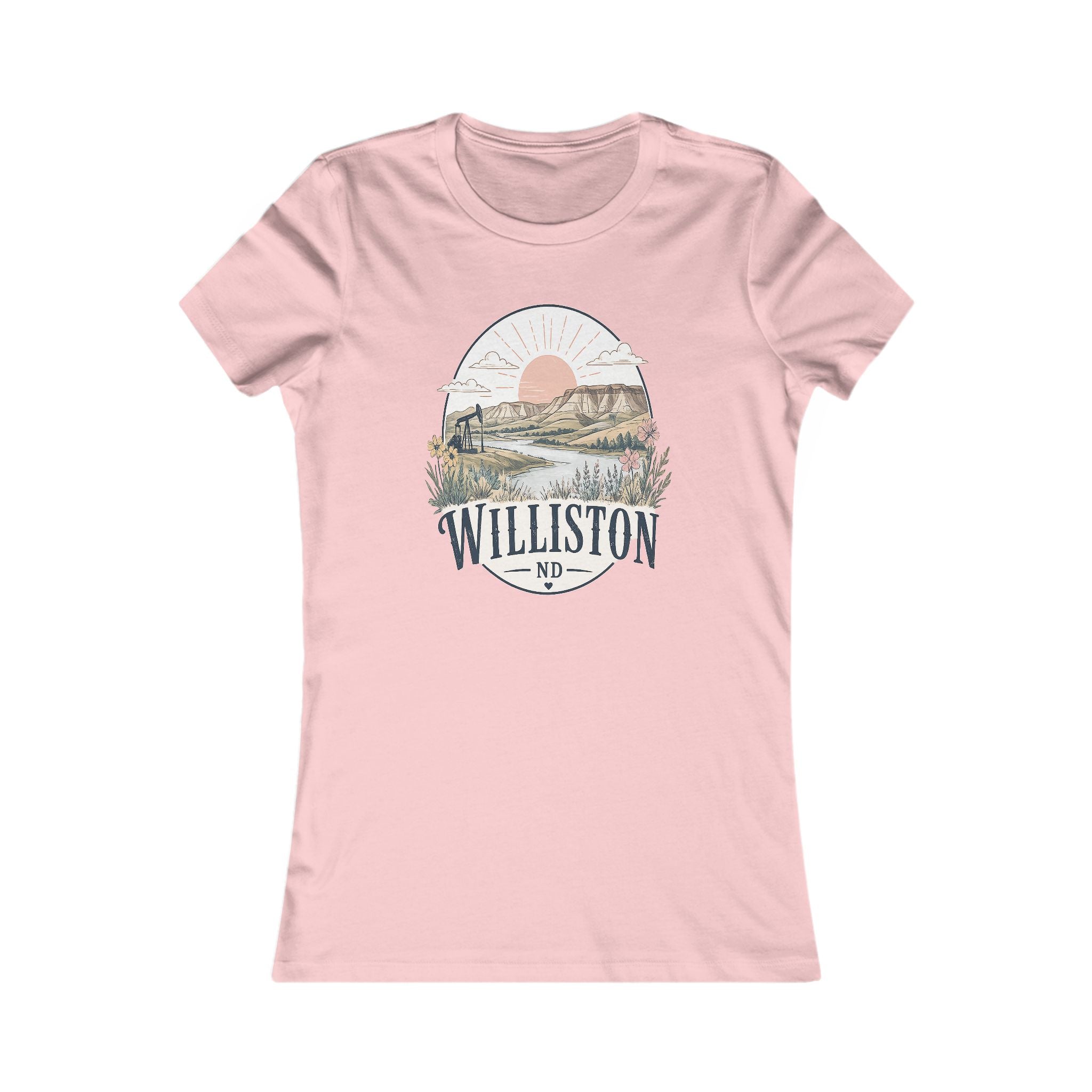 Williston, ND River Women's Tee