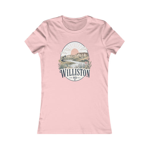 Williston, ND River Women's Tee