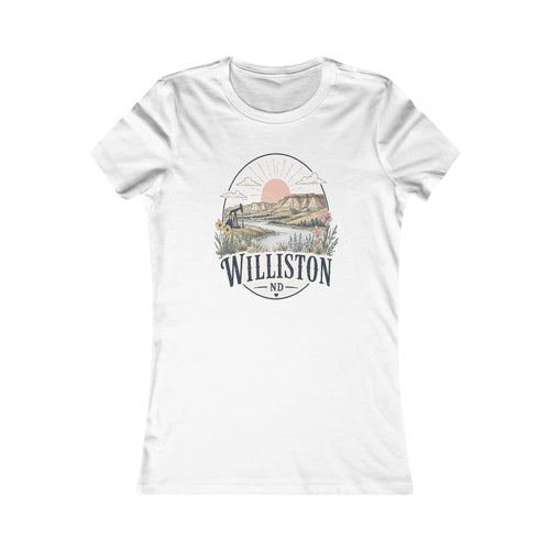 Williston, ND River Women's Tee