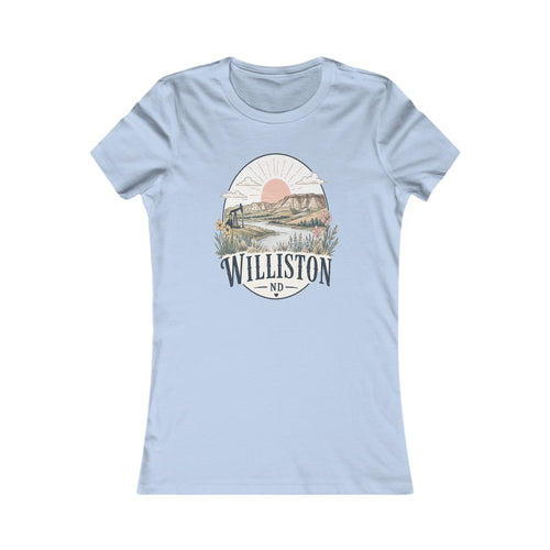 Williston, ND River Women's Tee