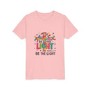 Be The Light Christmas - Youth Short Sleeve Tee - Fun & Stylish T-Shirt for Kids