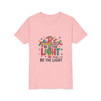 Be The Light Christmas - Youth Short Sleeve Tee - Fun & Stylish T-Shirt for Kids