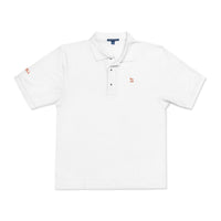 Embroidered Red Jack Icon — Executive Polo