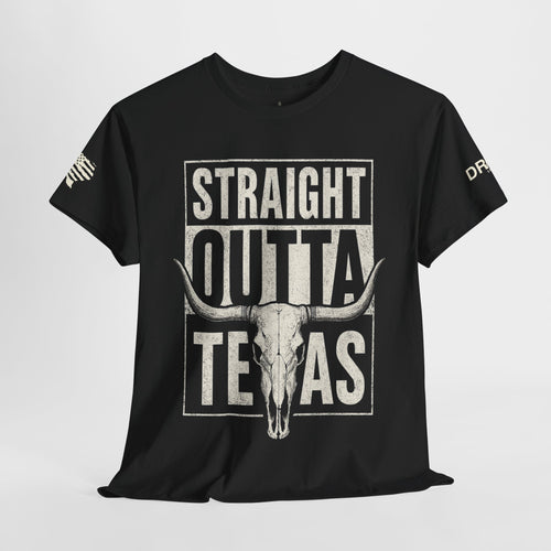 Straight Outta Texas Skull - SS - Front