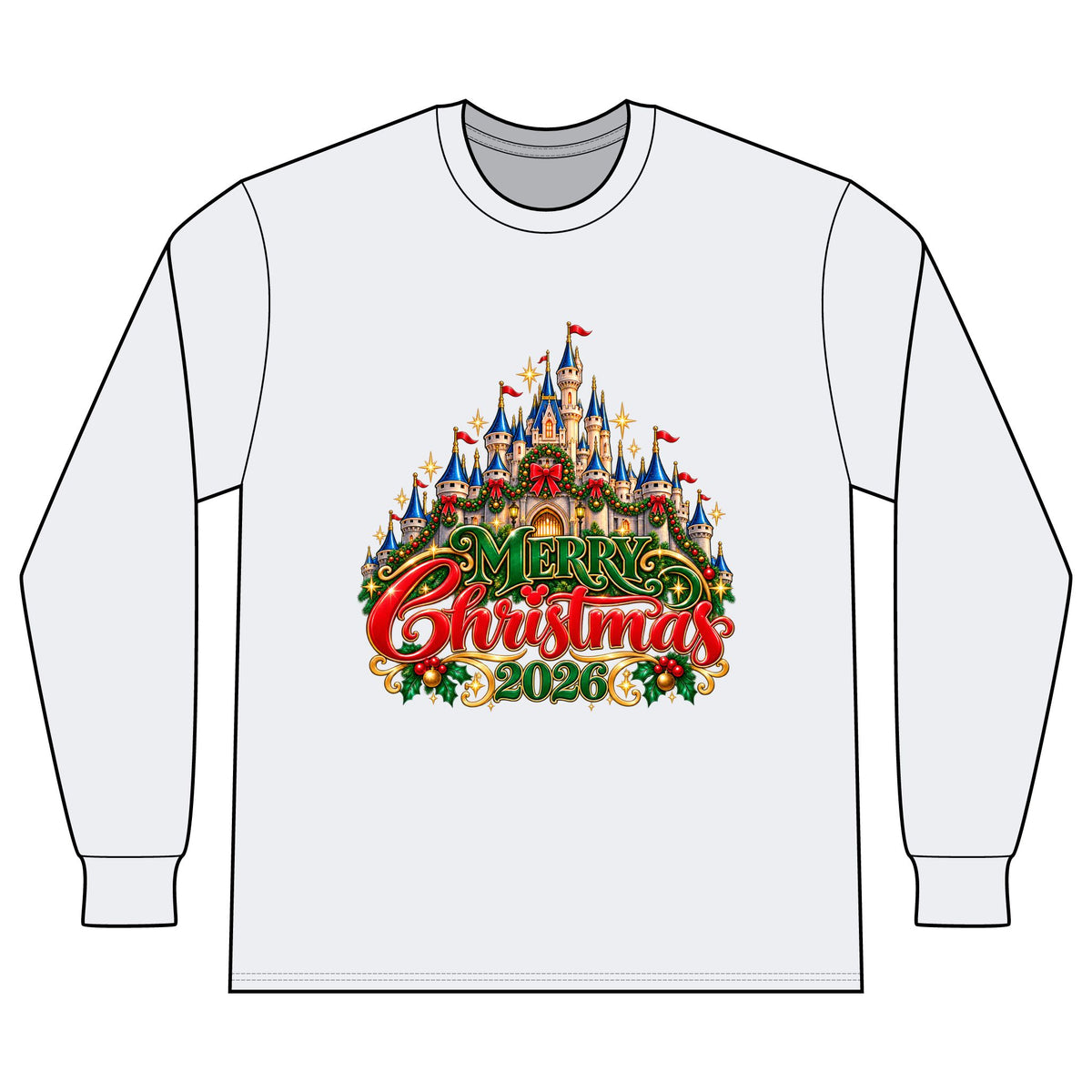 Merry Christmas Long Sleeve T-Shirt - Christmas