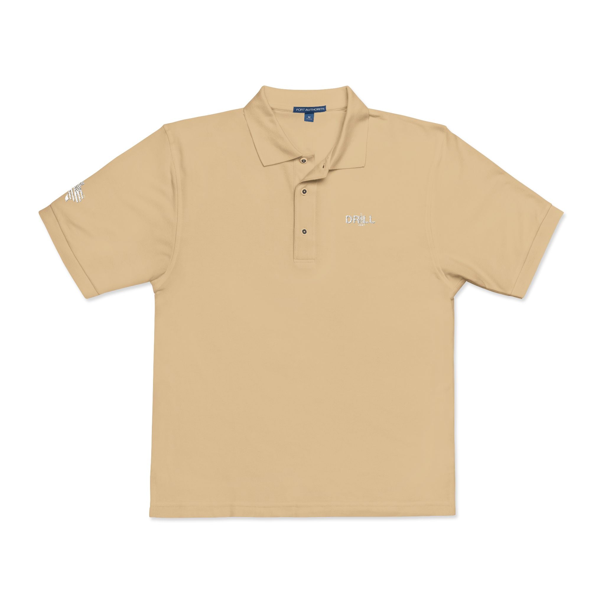 Embroidered Drill Logo — Executive Polo