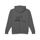 Pump Jack Sketch - Soft Lightweight Hoodie
