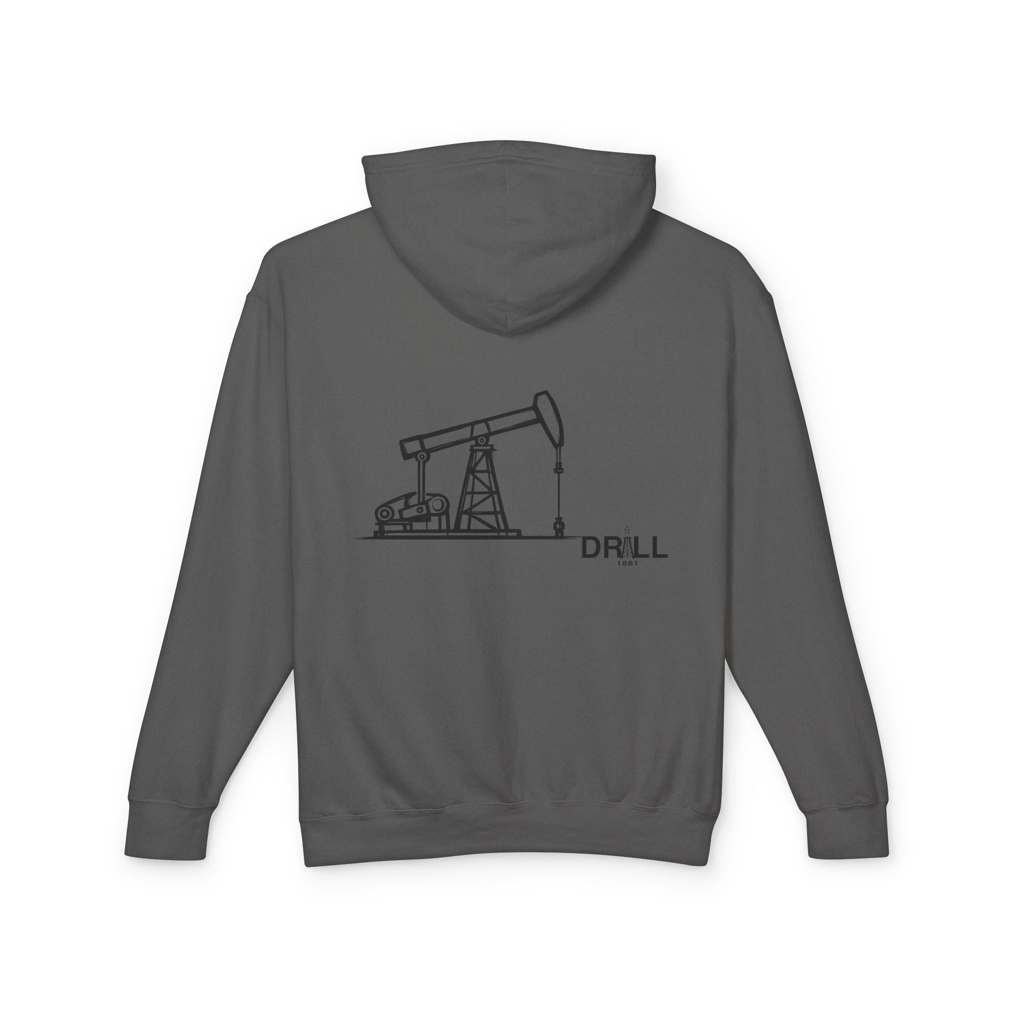 Pump Jack Sketch - Soft Lightweight Hoodie