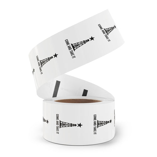 Come and Take it - Round Sticker Label Rolls