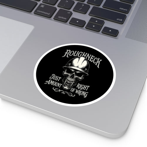 Roughneck — Oilfield Hard Hat or Truck Decal