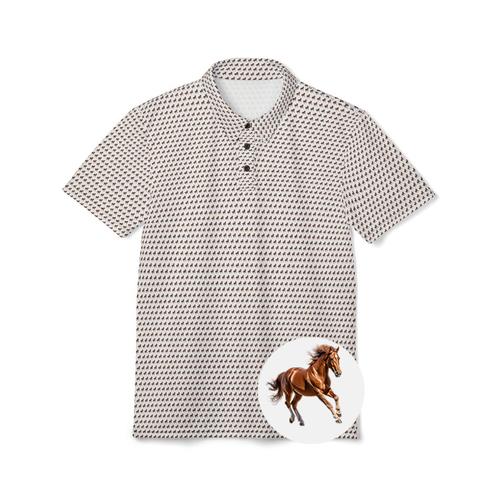 Wild Horses - Stylish Unisex Polo Shirt