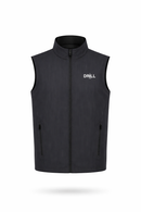 Embroidered White DRILL Logo - Soft Shell Vest Men's Lightweight Workwear