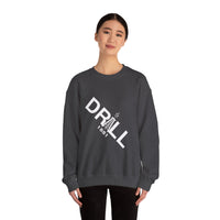 White Drill Logo Angled - Crewneck Sweatshirt