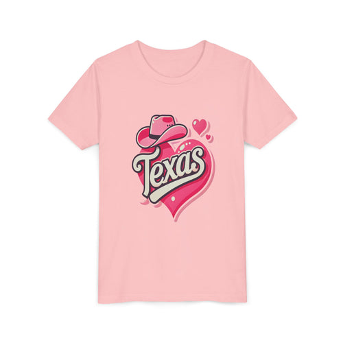 Texas Heart Youth Short Sleeve Tee - Fun & Stylish T-Shirt for Kids