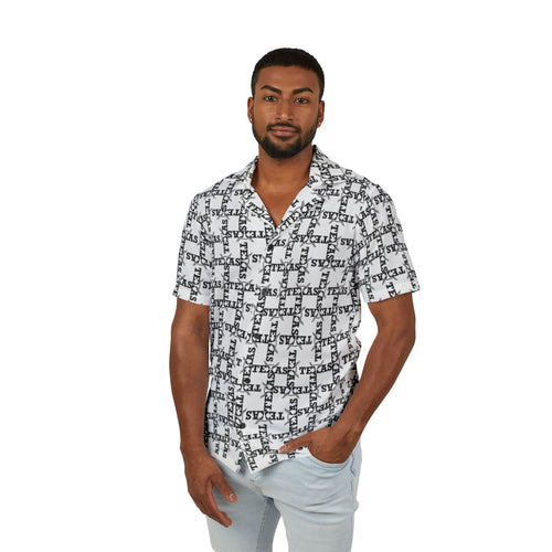 Texas Pattern - Men's Hawaiian Camp Shirt