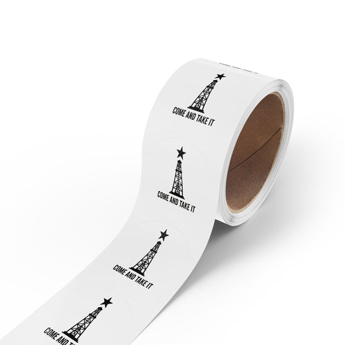Come and Take it - Round Sticker Label Rolls