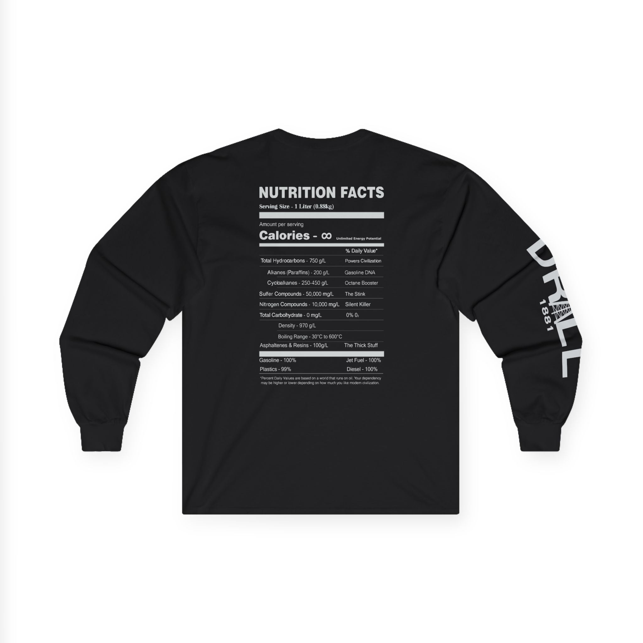Nutritional Facts - Long Sleeve Tee