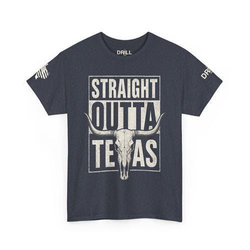 Straight Outta Texas Skull - SS - Front