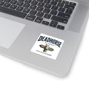 Dead Horse Alaska Square Sticker — End of the Dalton Highway Scenic Decal