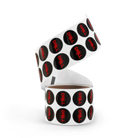 DRILL Red - Round Sticker Label Rolls