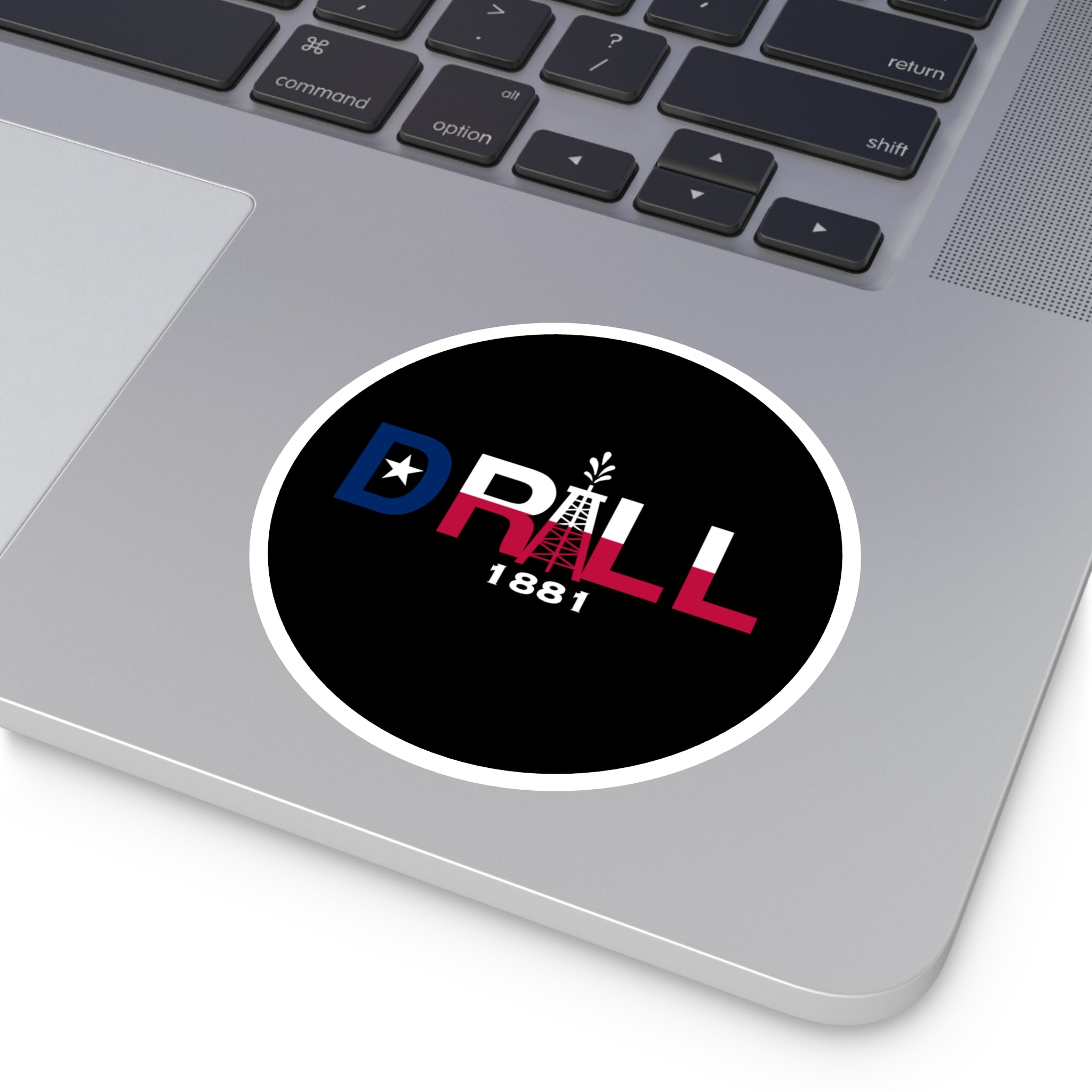 Texas Drill Logo — Oilfield Hard Hat or Truck Decal