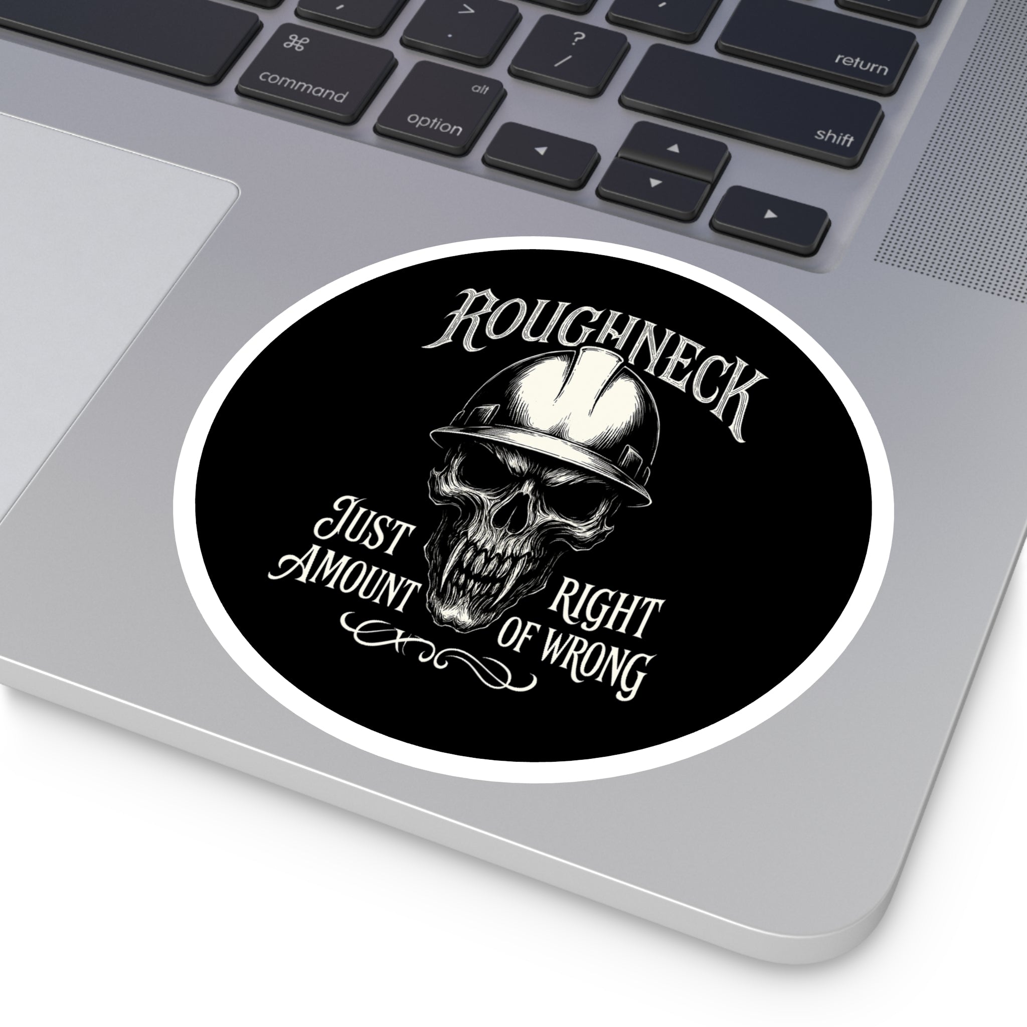 Roughneck — Oilfield Hard Hat or Truck Decal