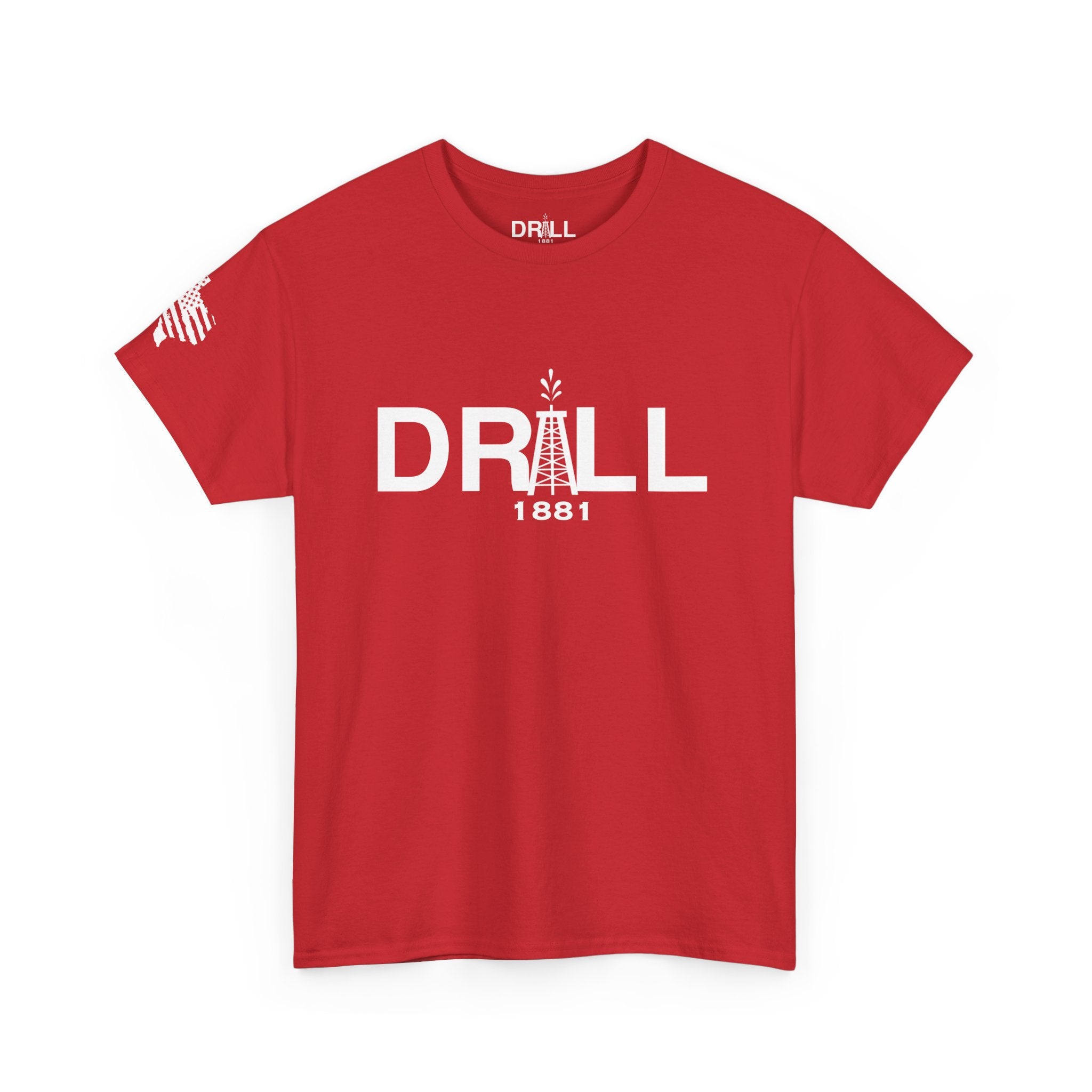 Drill Basic White Logo - SS - Front